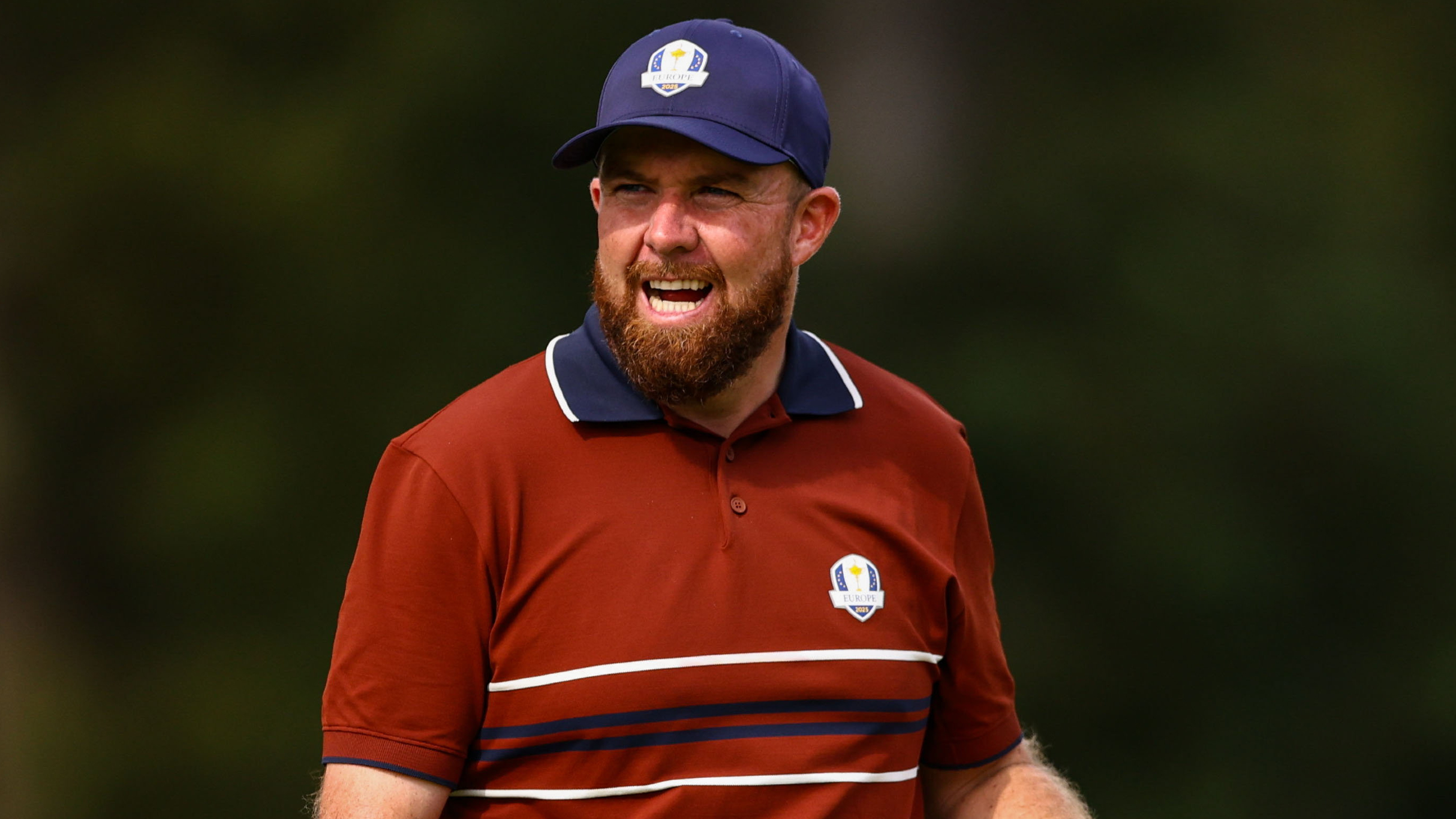 Shane Lowry at the Ryder Cup at Bethpage 