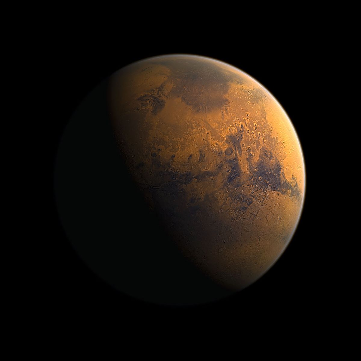 Artist&#039;s Impression of Martian Surface