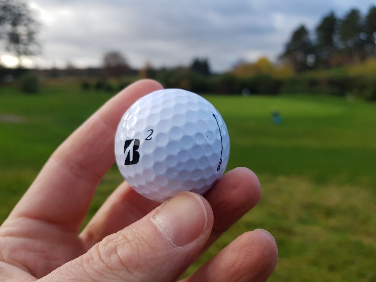A Bridgestone e6 golf ball