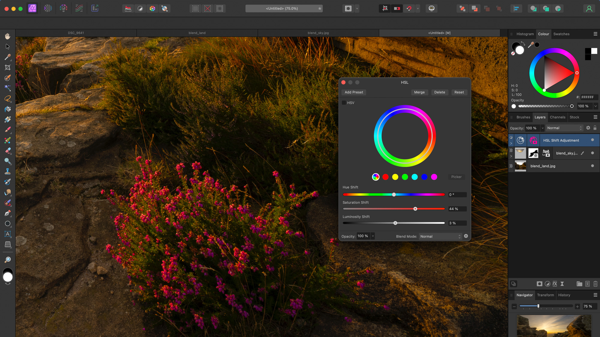 Affinity Photo 2 editing