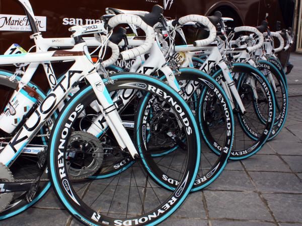 Ag2R ran a fleet of Reynolds carbon clinchers at Scheldeprijs, all shod with Michelin tires.