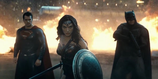 The DC Trinity in Batman v Superman: Dawn of Justice