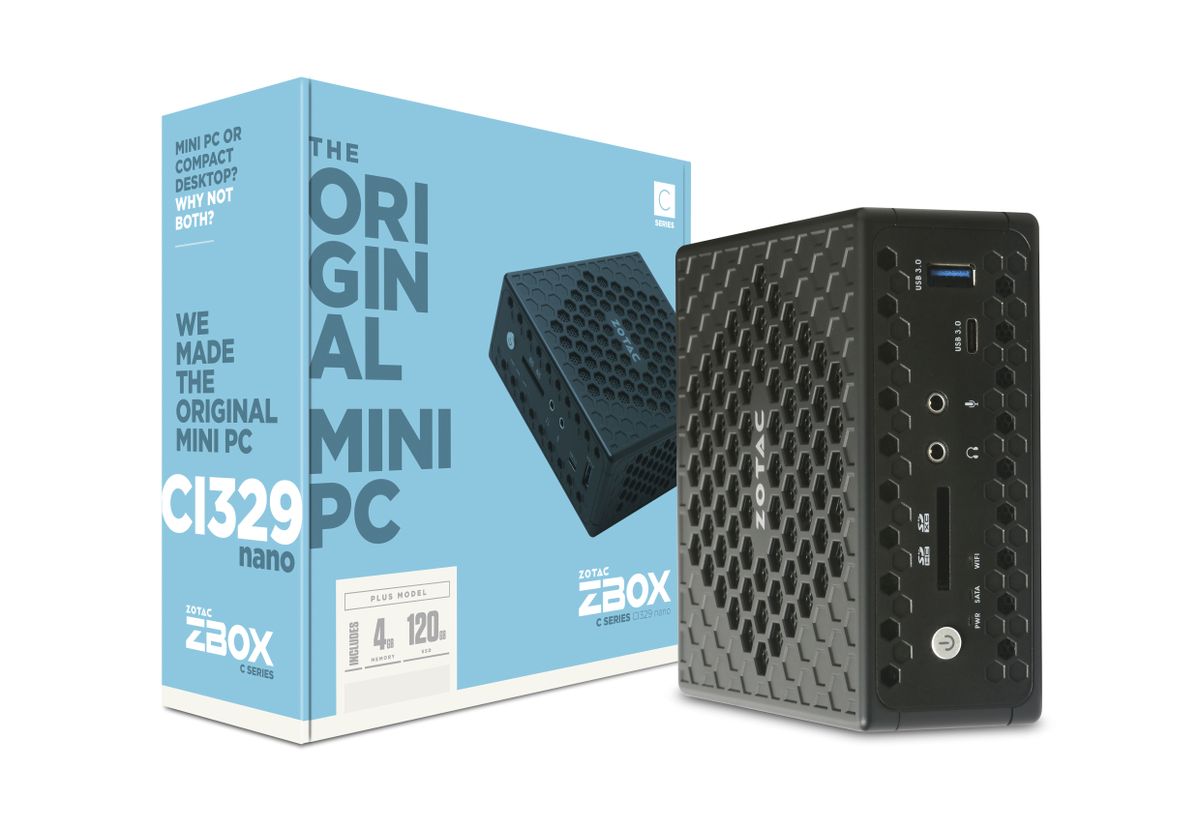 Zotac Announces Passively Cooled Zbox CI329 Nano PCs | Tom's Hardware