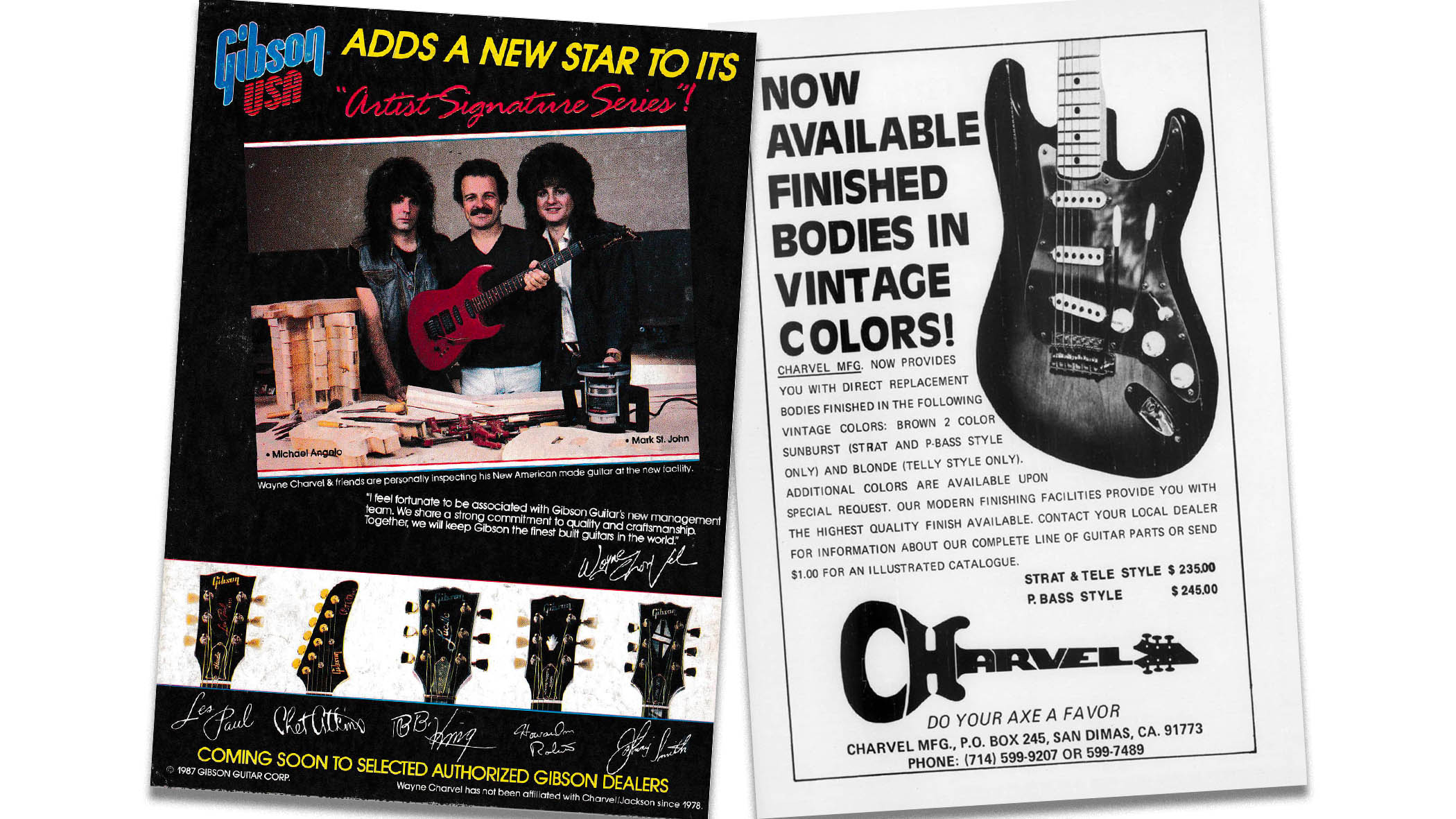 Vintage Charvel Ads