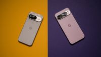 Pixel 9 and Pixel 9 Pro XL next to one another