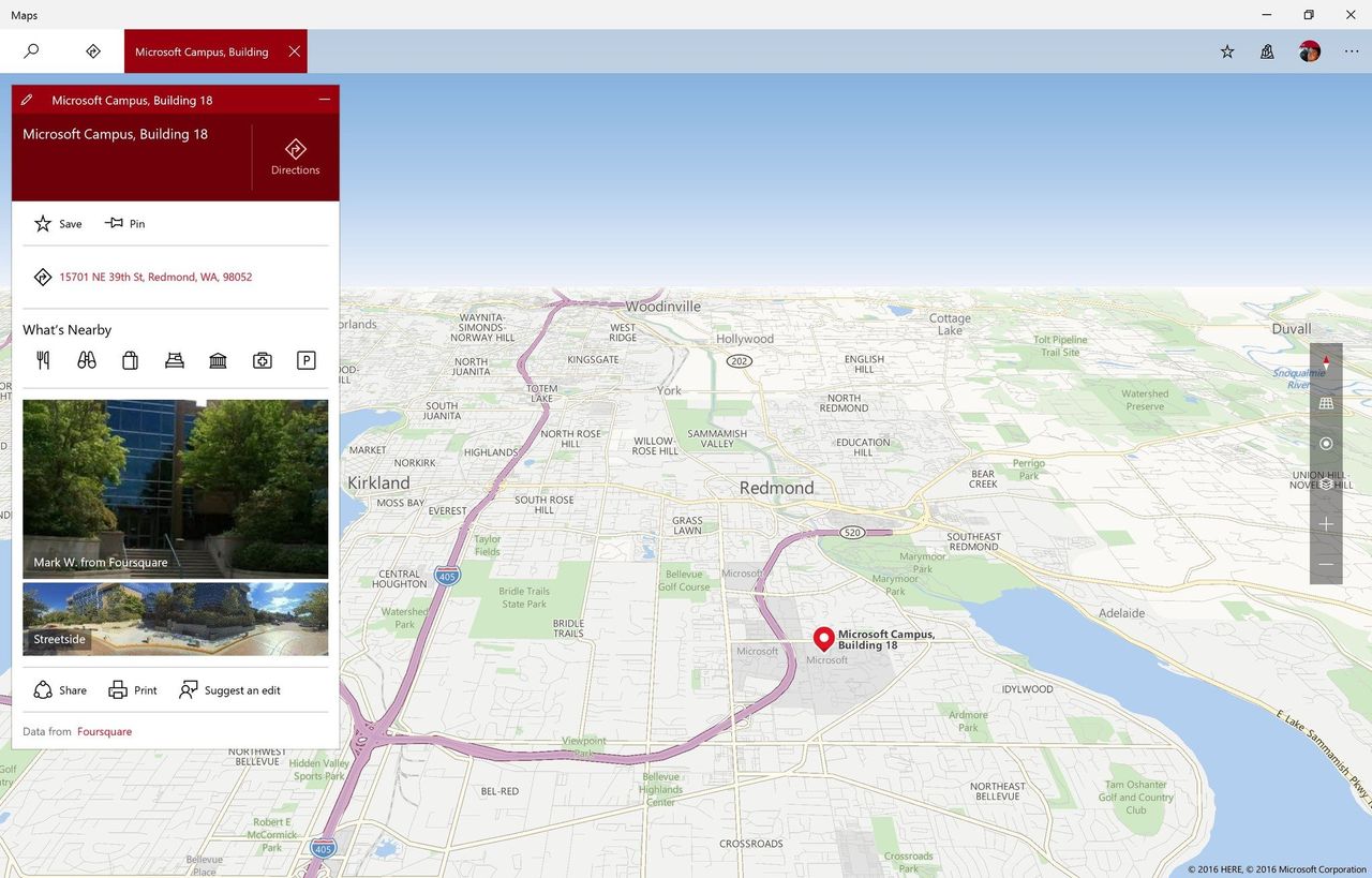 Windows Maps