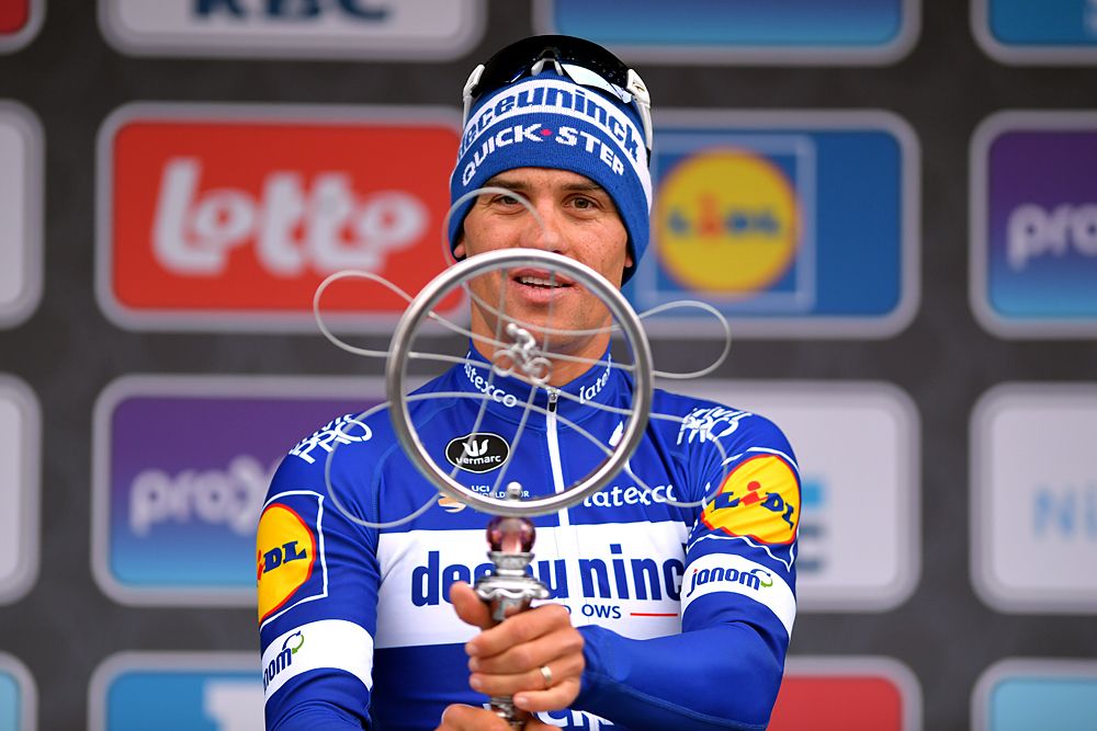 Zdenek Stybar (Deceuninck-QuickStep) wins Omloop Het Nieuwsblad