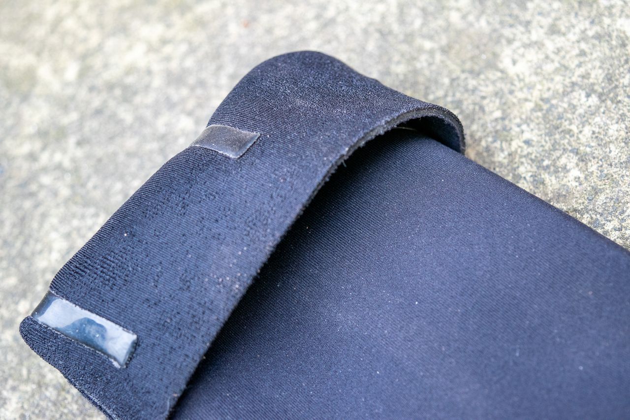 The Spatz Fasta overshoe on a concrete slab