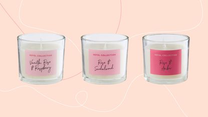Aldi Hotel Collection Rose Collection scented candle and reed diffuser