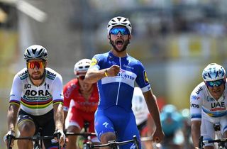 Fernando Gaviria (Quick-Step Floors) wins the opening stage at the 2018 Tour de France