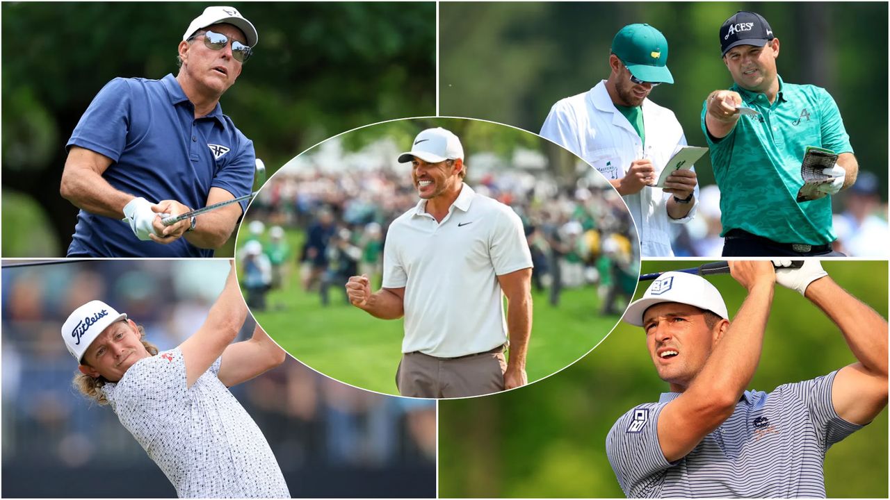 Five LIV Golfers pictured in a montage