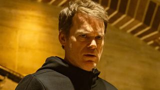 Dexter looking upset