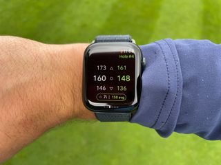 Apple Watch used during golf