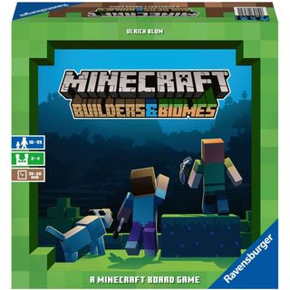 Minecraft Builders & Biomes board game.