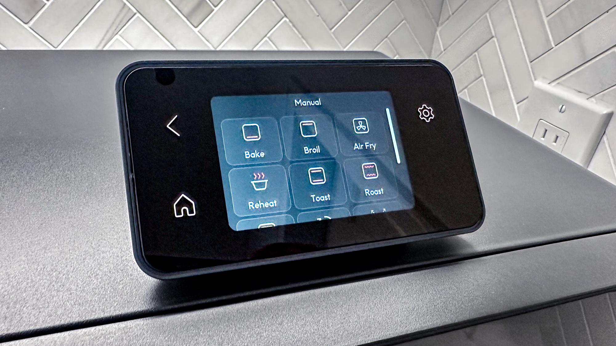 CHEF iQ MiniOven on a kitchen counter