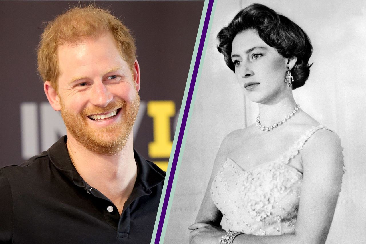 Prince Harry and Princess Margaret