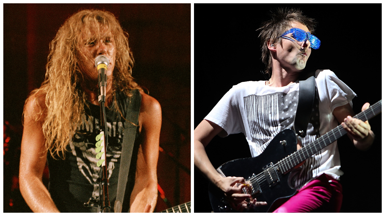 Metallica’s James Hetfield and Matt Bellamy of Muse