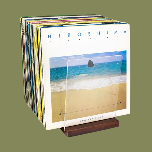 M&amp;Ouml;NKE, M&amp;Ouml;nke Premium Vinyl Record Storage - a Mid-Century Style Record Holder, 60 Lp Capacity - Complements Any Decor (brown)