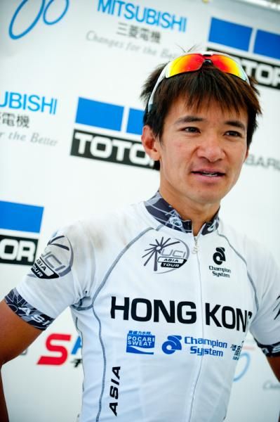 The stage winner 38-years-old, Wong Kam Po (Hong Kong)
