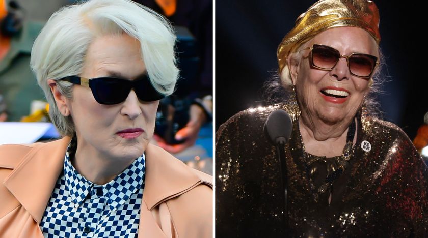 Meryl Streep, Joni Mitchell, composite image