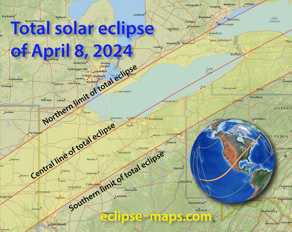 Interactive Map Of 2024 Eclipse Quinn Carmelia