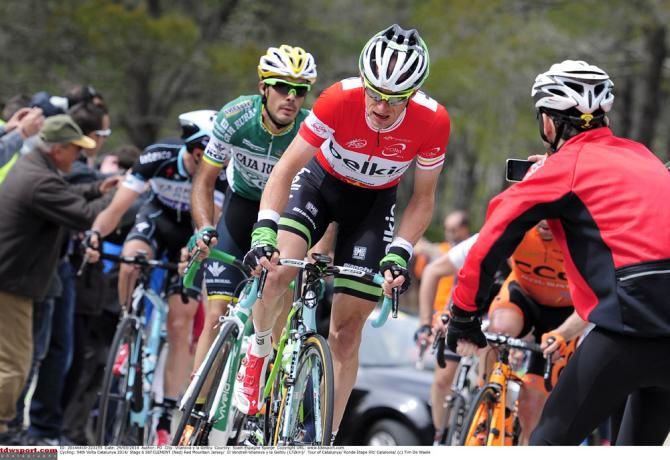 Stef Clement (Belkin) in the stage-winning breakaway