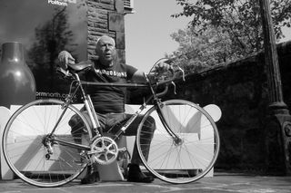 Barry Hoban and a Woodrup bike