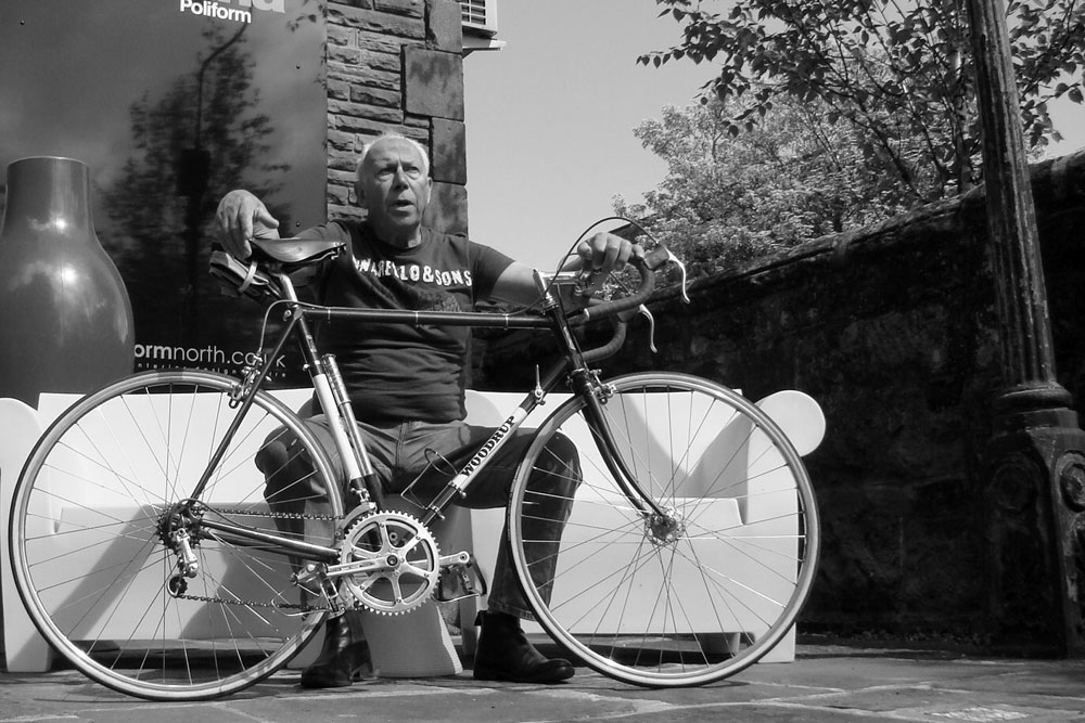 Barry Hoban and a Woodrup bike