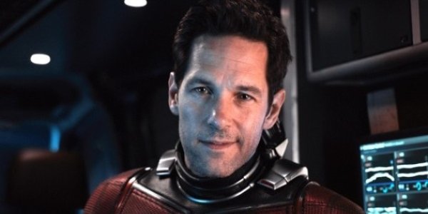 Avengers: Endgame Ant-Man smirking in suit, in front of some monitors