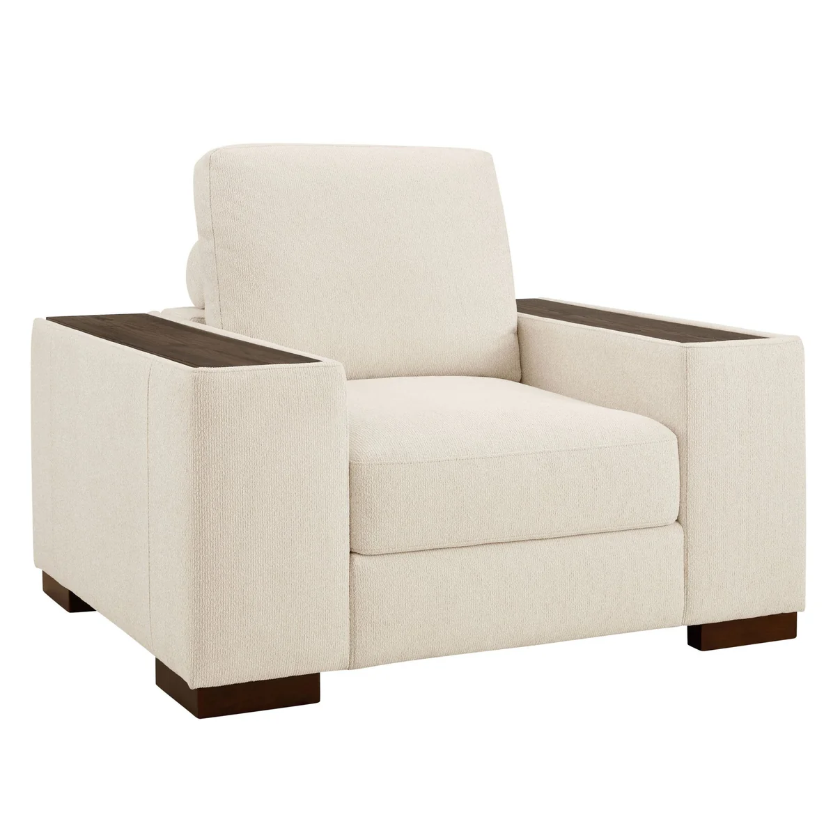 DUSK, Lyon Armchair in Speckled Sand Boucl&amp;eacute;