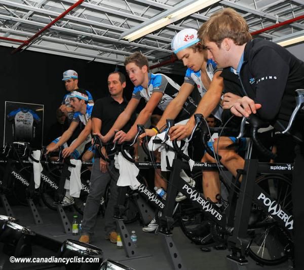 David Boily gets set up on the Powerwatts system