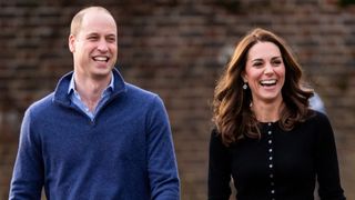Prince William and Kate Middleton laughing in Scotland