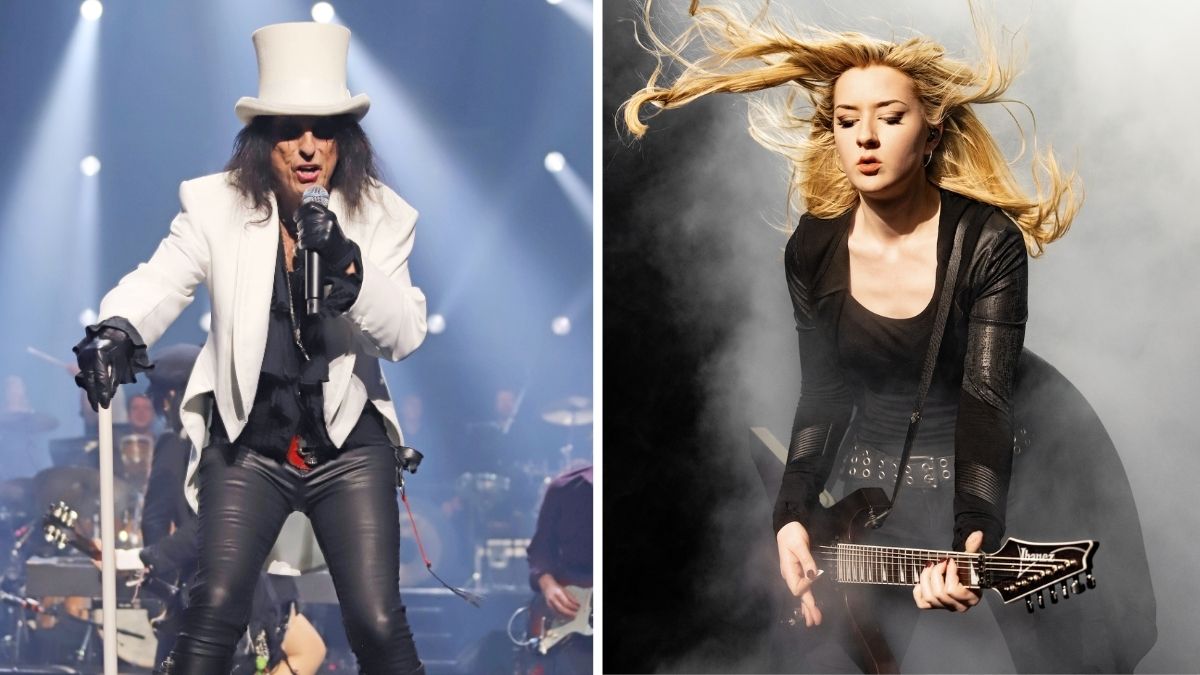 Alice Cooper and Anna Cara