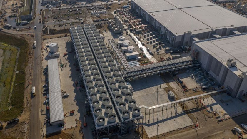 Microsoft data center in Mount Pleasant, Wisconsin