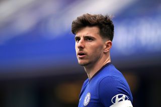 Mason Mount playing for Chelsea