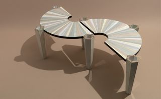 Coffee table, by Bethan Laura Wood and Abet Laminati, for Wallpaper* Handmade 2011