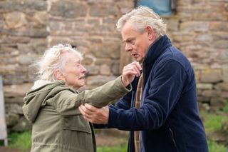 Gwen Thomas (Sharon Morgan) and Nathan Williams (Martin Clunes) in Out There episode 1 recap