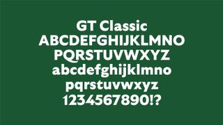 GT Classic typeface