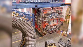 The CDF detector, which is part of the Tevatron particle accelerator at Fermilab in Illinois, stunned physicists with new “hefty” measurements of the W boson’s mass.
