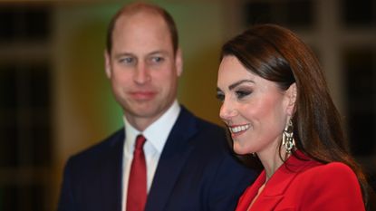 Prince William and Kate Middleton attend an event
