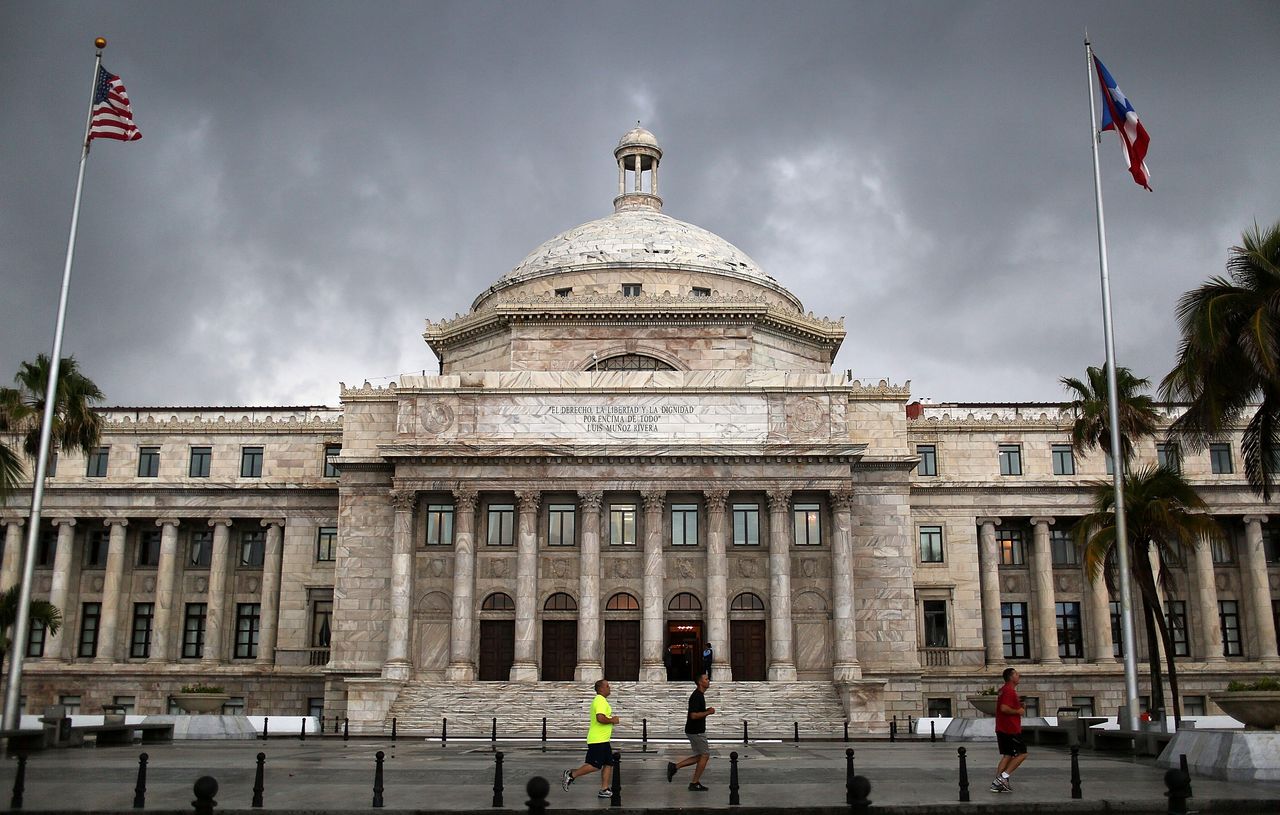 The Puerto Rican Capitol building.