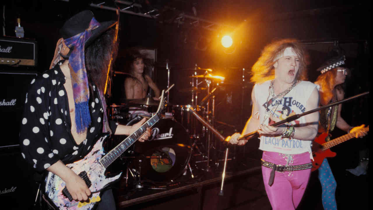 Enuff Z&amp;rsquo;Nuff performing onstage in the early 1990s