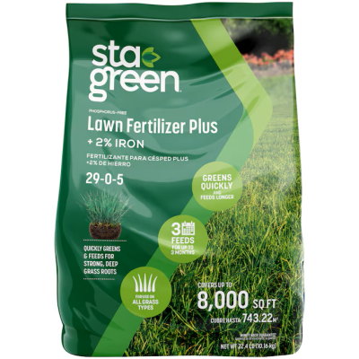 Sta-Green lawn fertilizer plus