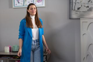 The awful truth dawns on Sienna Blake in Hollyoaks.