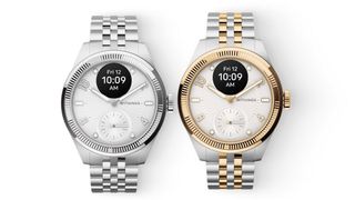 Withings ScanWatch Nova Brilliant in titanium silver and bicolor gold and silver