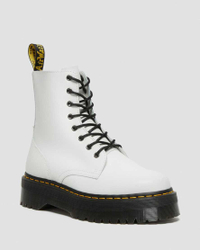 Dr Martens, Jadon Smooth Leather Platform Boots,   $180
