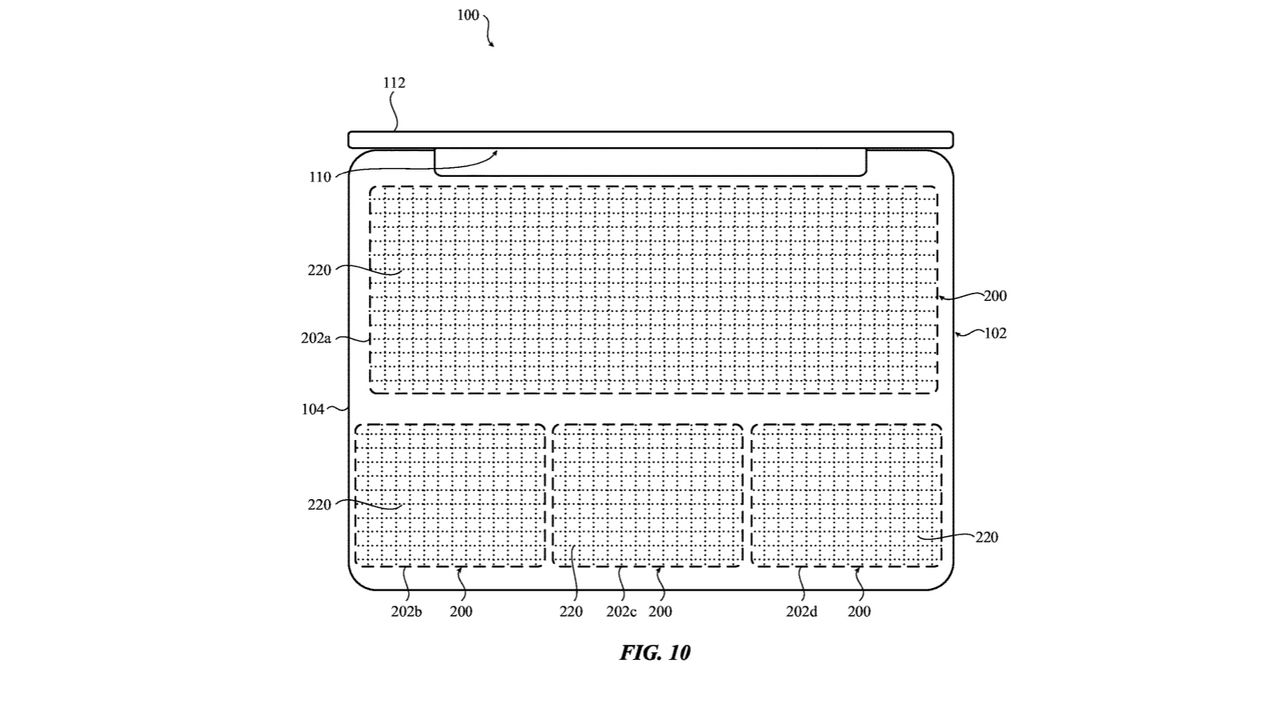 Apple Patent Diagrams For A Laptop With A Solid State Keyboard