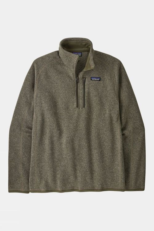 Men's Better Sweater Quarter Zip Fleece, green