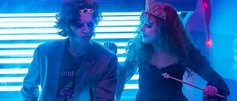 Cole Sprouse and Kathryn Newton in Lisa Frankenstein
