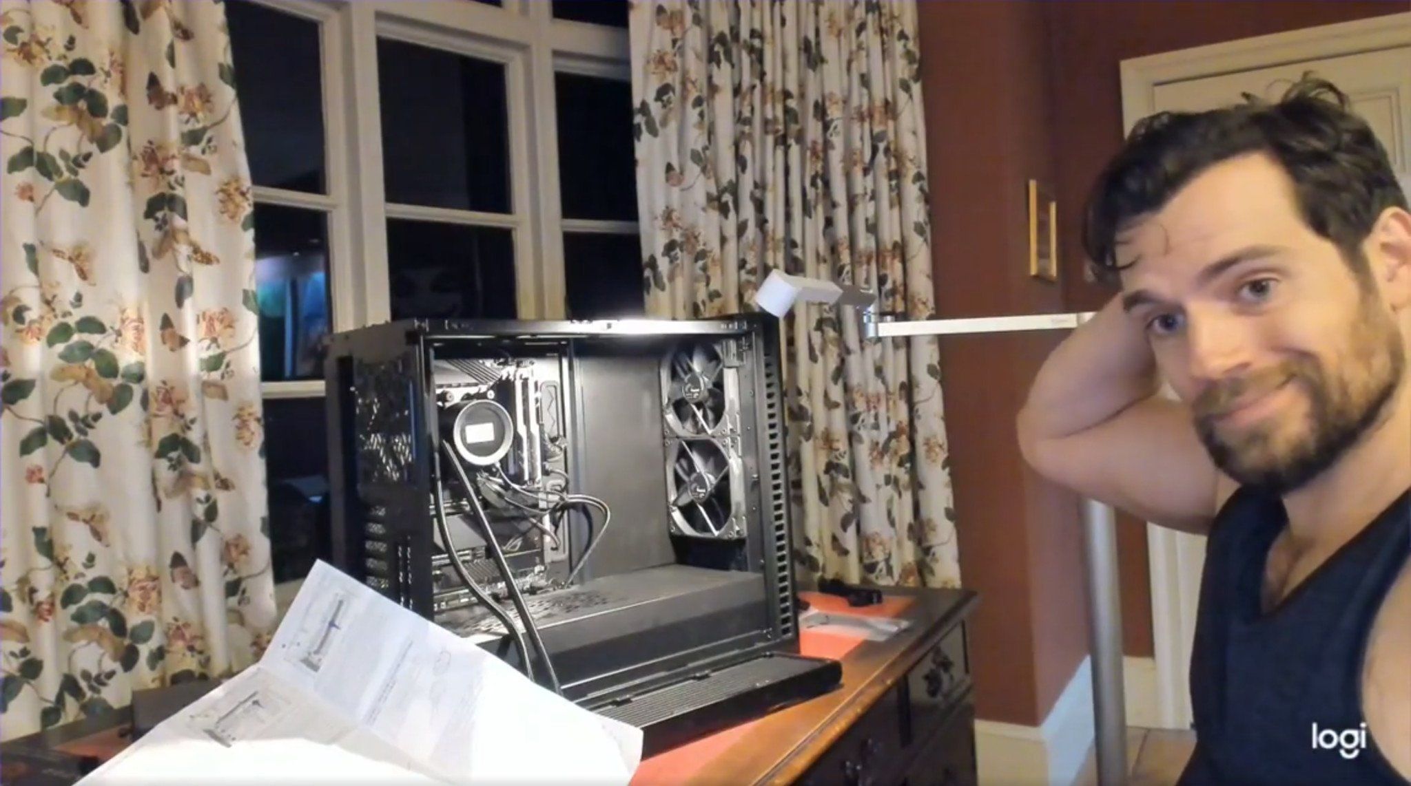 Henry Cavill, arguably the world's most famous PC gamer ...